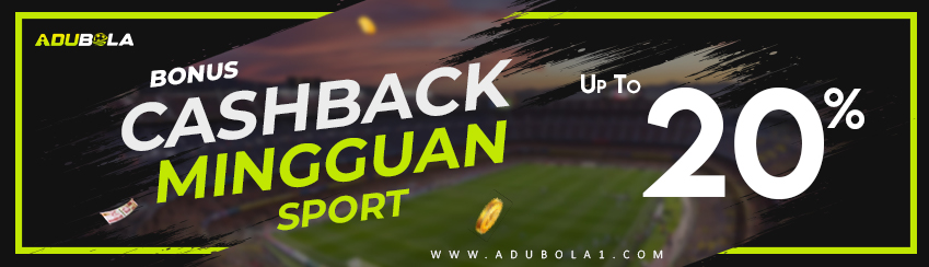 Bonus Cashback Mingguan Sport Up To 20%